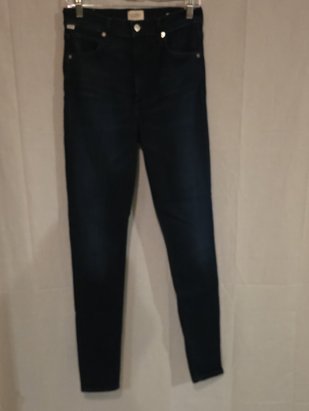 Citizens Of Humanity  Crissy Long Dark Blue High-Rise Skinny Jeans